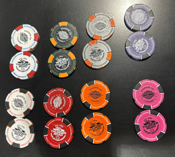 Poker Chips Non-Coloured