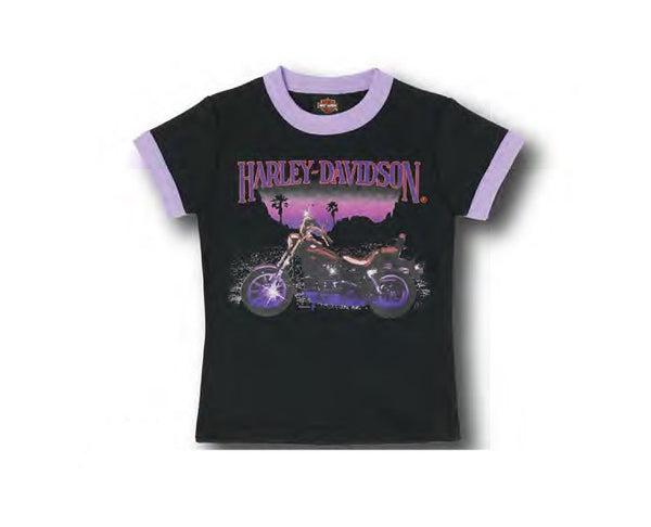 Girls Harley-Davidson Ringer Tee