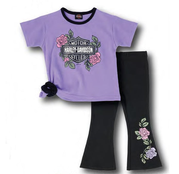 Girls Harley-Davidson T-Shirt & Pant Set