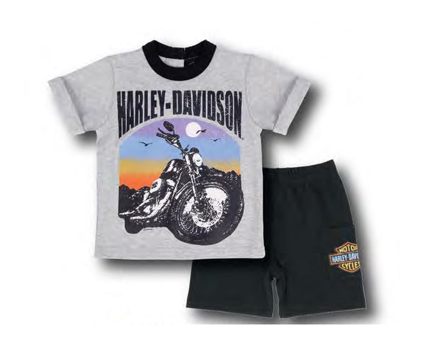 Boys Harley-Davidson T-Shirt & Short Set