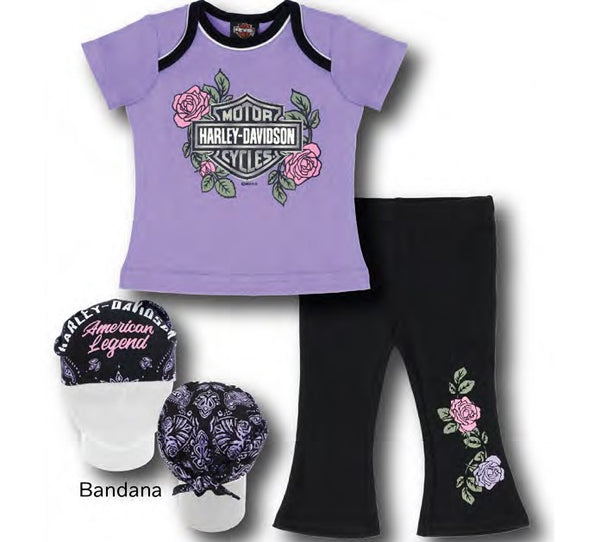 Girls Harley-Davidson 3PC Set