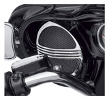 Harley-Davidson® Defiance Batwing Fairing Speaker Grills - Chrome Finish 76000685