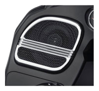 Harley-Davidson® Defiance Road Glide Fairing Speaker Grills - Chrome Finish 76000691