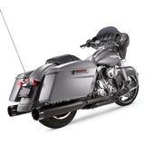 S&S M8 4.5" MK45 FLHT BLK/BLK MUFF W/ TRACER E CAP