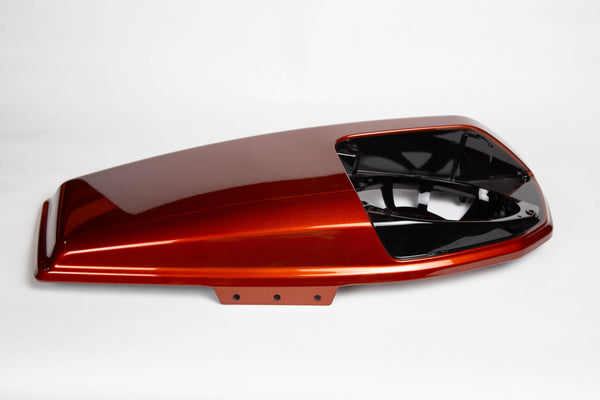 Right Side Saddle Bag Lid with 6x9 Speaker cutout Whisky Neat