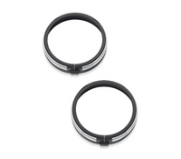 Harley-Davidson® 4 in. Defiance Passing Lamp Trim Rings - 61400355