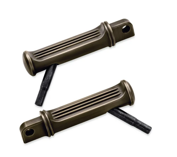 Harley-Davidson® Brass Footpegs with Styled Wear Peg - Forward Controls - 50500482