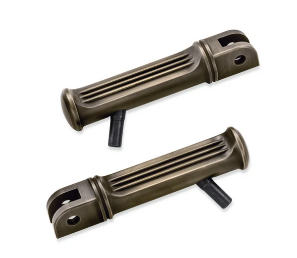 Harley-Davidson® Brass Rider Footpegs with Styled Wear Peg - 50500690