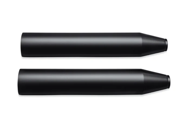 Harley-Davidson® Satin Black Muffler Shields - Long 65400461