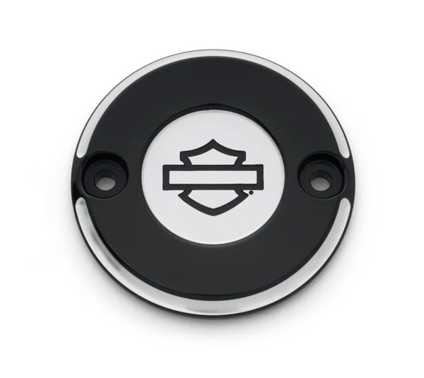 Harley-Davidson® Empire Timer Cover Black/Cut 25600152