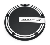 Harley-Davidson® Empire Derby Cover Black Cut 25701179