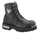 Men's Harley-Davidson - Stealth Motorcycle Boots. Patch Lace Black Riding