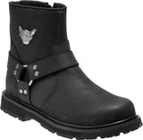 Men's Harley-Davidson - Rambert 7-Inch Black Leather Motorcycle Boots