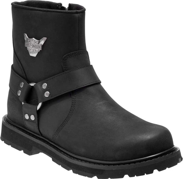 Men's Harley-Davidson - Rambert 7-Inch Black Leather Motorcycle Boots