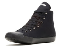 Men's Harley-Davidson - Nathan Chrome High-Top Black Canvas Sneakers