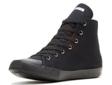 Men's Harley-Davidson - Nathan Chrome High-Top Black Canvas Sneakers