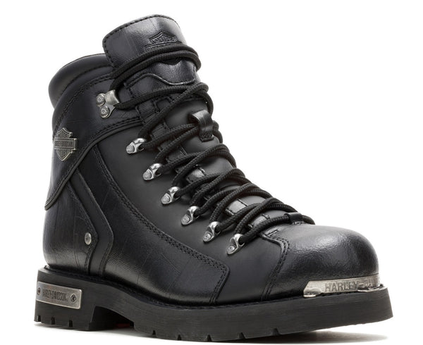 Men's Harley-Davidson - Electron Ride 6-In. Black Leather Motorcycle Boots