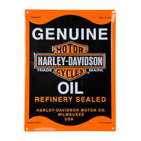 Harley-Davidson Oil Can Tin Sign