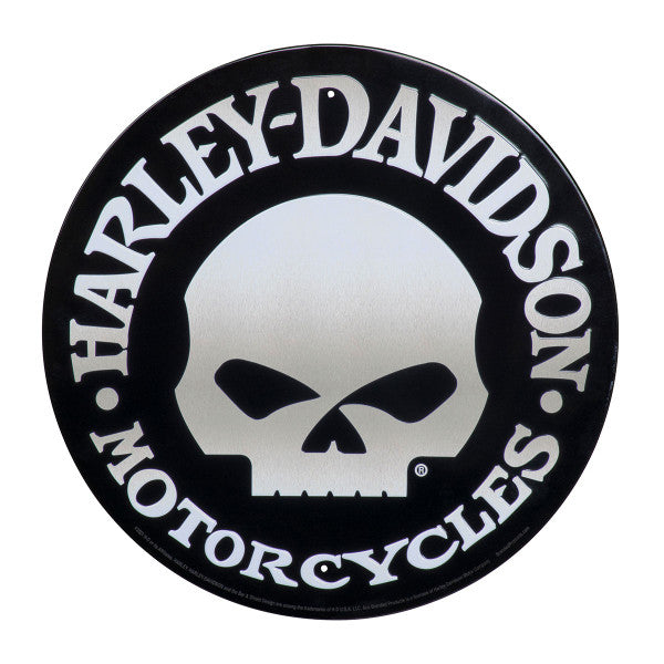 Harley-Davidson Skull Tin Sign