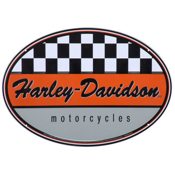 Harley-Davidson Racing Oval Tin Sign
