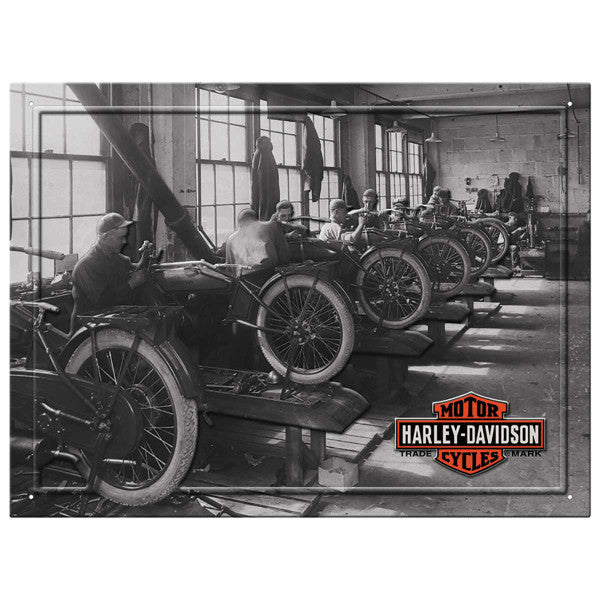 Harley-Davidson Factory Tin Sign